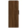 vidaXL Wall Mounted Cabinet Brown Oak 69.5x34x90 cm Engineered Wood