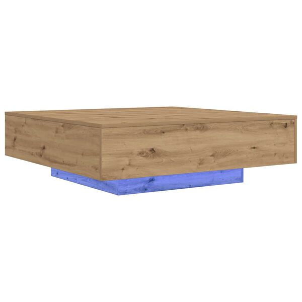 vidaXL Coffee Table Artisan Oak 100 x 100 x 31 cm Engineered Wood
