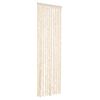 vidaXL Fly Curtain Beige and White 56x185 cm Chenille