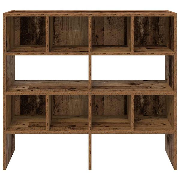 vidaXL Shoe Racks 2 pcs Stackable Old Wood 89.5x30x40 cm