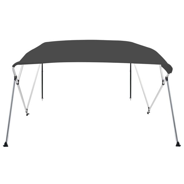 vidaXL 4 Bow Bimini Top Anthracite 243x210x137 cm