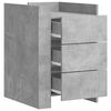 vidaXL Bedside Cabinet Concrete Grey 45x50x65 cm Engineered Wood