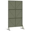 vidaXL Privacy Screen Olive 100 x 50 x 180 cm Steel