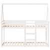 vidaXL Bunk Bed without Mattress White 75x190 cm Small Single Solid Wood Pine