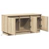 vidaXL TV Cabinet Sonoma Oak 100 x 38 x 49 cm Engineered Wood
