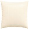 vidaXL Sofa Pillows 2 pcs Cream 80 x 80 cm Corduroy Fabric