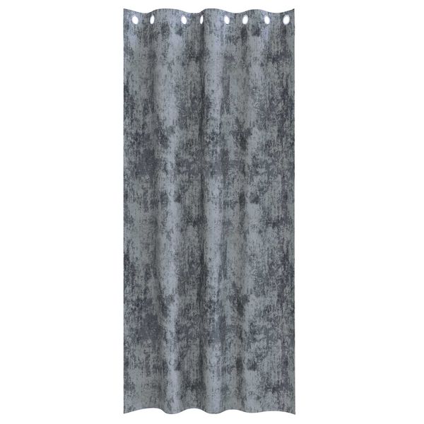 vidaXL Velvet Curtains 2 pcs Silver Grey 225 x 140 cm Velvet