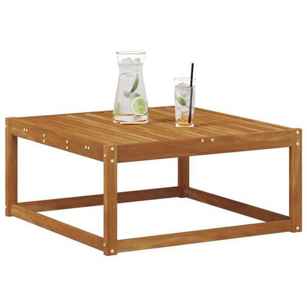 vidaXL Outdoor End sofa Natural 115 x 83 x 73 cm Solid Acacia Wood