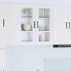 vidaXL Kitchen Cabinet with Door White 80 x 31 x 80 cm Engineered Wood