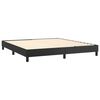 vidaXL Box Spring Bed Frame Black Super King Faux Leather (UK/IE/FI/NO only)