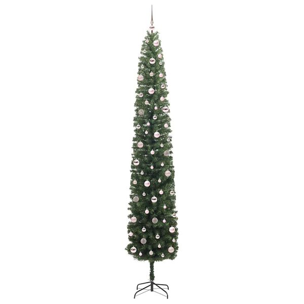 vidaXL Artificial Christmas Tree with 300 LEDs with Stand Green 270 cm