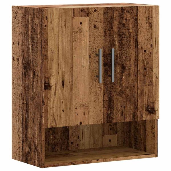 vidaXL Wall Cabinet Old Wood 60x31x70 cm Engineered Wood