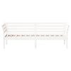 vidaXL Day Bed without Mattress White 100x200 cm Solid Wood Pine