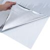 vidaXL Solar Films 3 pcs Static Reflective Effect Silver PVC