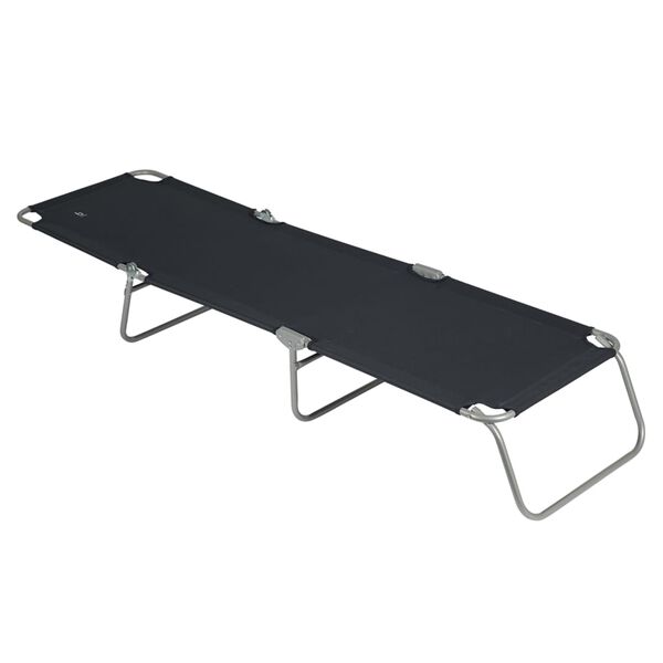 Bo-Camp Camping Sunlounger Grey