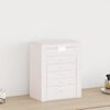 vidaXL Jewellery Box 6-Layer with Mirror Lockable White