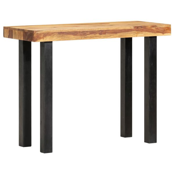 vidaXL Console Table 100x40x76 cm Solid Acacia Wood