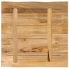vidaXL Table Top Live Edge 40x40x3.8 cm Solid Wood Rough Mango