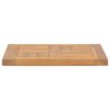 vidaXL Square Table Top 40x40x2.5 cm Solid Wood Teak
