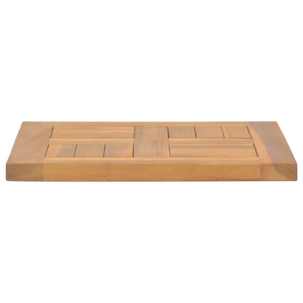 vidaXL Square Table Top 40x40x2.5 cm Solid Wood Teak