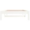 vidaXL Day Bed without Mattress White 90x200 cm Solid Wood Pine