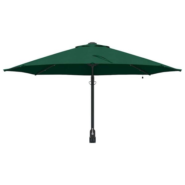 vidaXL Garden Parasol Green 248 x 248 x 148 cm Polyester and Steel