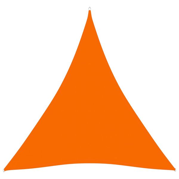 vidaXL Sunshade Sail Oxford Fabric Triangular 3.6x3.6x3.6 m Orange