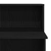 vidaXL Reception Desk Black 100x50x103.5 cm Engineered Wood