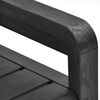 vidaXL Garden Storage Bench 132.5 cm Plastic Anthracite