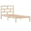 vidaXL Bed Frame without Mattress Solid Wood 90x200 cm (810002+814174)