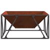 vidaXL Fire Pit Brown 80 x 80 x 40 cm Weathering Steel