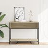 vidaXL Console Table Sonoma Oak 100x35x74.5 cm Engineered Wood