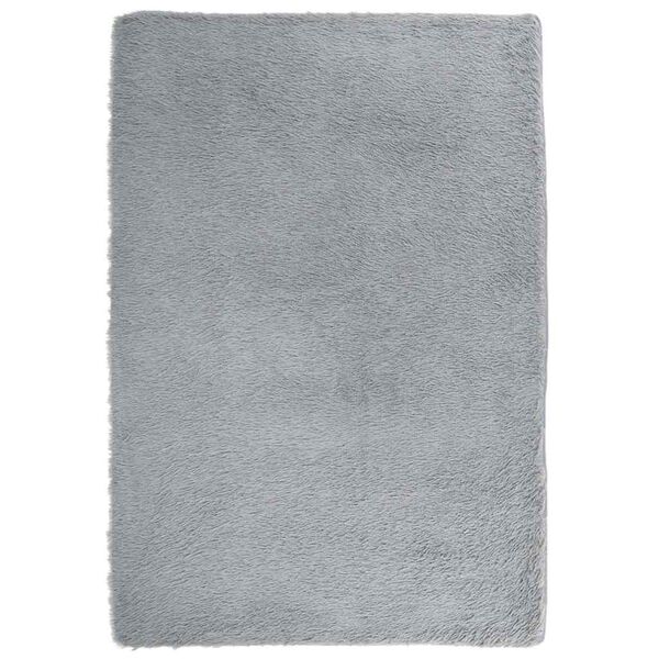 vidaXL Shaggy Rug High Pile NAVARRA Light Grey 120x170 cm Polyester