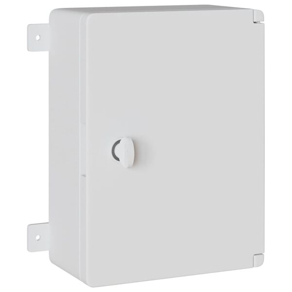 vidaXL Control Cabinet Grey 32 x 13 x 33 cm ABS Plastic