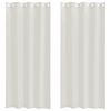 vidaXL Voile Curtain 2 pcs Cream 225 x 140 cm Polyester