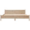 vidaXL Bed Frame without Mattress 180x200 cm Super King Solid Wood Pine