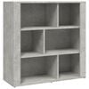 vidaXL Sideboard Concrete Grey 80x30x80 cm Engineered Wood