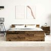 vidaXL Bed Frame without Mattress Old Wood 120x200cm Engineered Wood