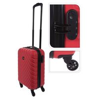 ProWorld Suitcase Diamond Design 28 L Warm Red