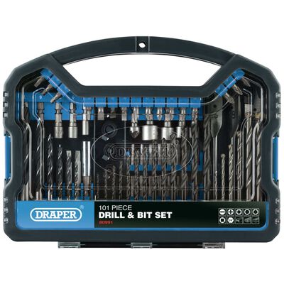 Draper Tools 101 Piece Drill Bit and Accessory Kit