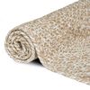vidaXL Area Rugs Rectangular Natural and White 100 x 200 cm Jute