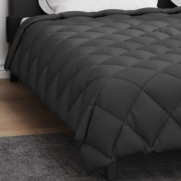 vidaXL Winter Duvet Anthracite 240 x 260 cm Microfiber