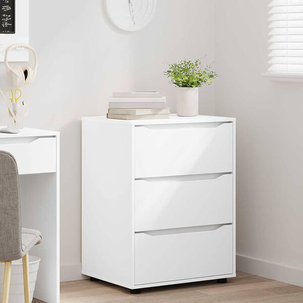 vidaXL Storage Cabinet White 60 x 48 x 81 cm Engineered Wood