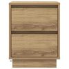 vidaXL Bedside Cabinet with Drawer 2 pcs Artisan Oak 39 x 34.5 x 50 cm