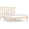 vidaXL Bed Frame without Mattress 140x200 cm Solid Wood Pine