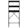 vidaXL Washing Machine Shelf with Shelf Black 0ak 67 x 25 x 163 cm
