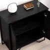 vidaXL Sideboard Black Oak 78 x 35 x 74.5 cm