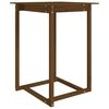 vidaXL Bar Table Honey Brown 80x80x110 cm Solid Wood Pine