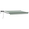 vidaXL Manual Retractable Awning with LEDs 2.5 x 2 m
