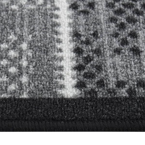 vidaXL Carpet Runner Black 80x600 cm
